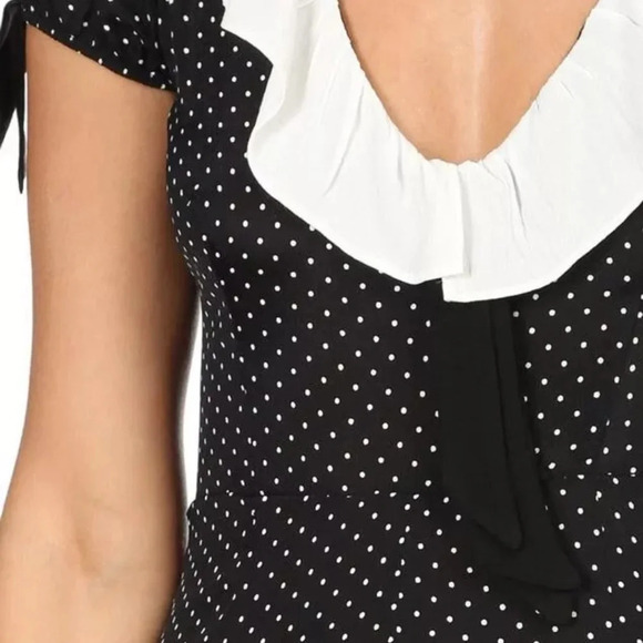 For Love And Lemons Bianca Polka Dot Mini Dress Size Medium - Picture 7 of 13